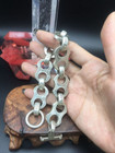 Asian Chinese Old Miao Silver Hand Cast Statue Bracelet Jewel Cool Gift