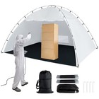 Portable Paint Booth Tent  10 l  X10 w  X6 3 h  Ft Spray Paint Xx-large White