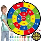 Large Dart Board For Kids  Kids Double-sided Dart Board With Sticky Balls M023