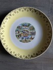 West Virginia Souvenir Decorative Plate W Illustrated State Landmarks Vintage