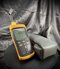 Fluke 52-ii Digital Thermometer  With New Thermocouple And Case