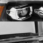For 2009-2018 Dodge Ram 1500 2500 3500 Black Led Drl Dual Projector Headlights