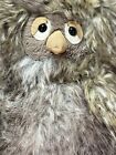 Jellycat Owl Plush London Retired Orlando Fuzzy Sleepy Brown Gray 10  Stuffed