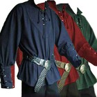 Men s Medieval Renaissance Pirate Long Sleeve Shirt Viking Cosplay Costume Top