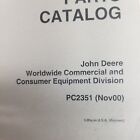 John Deere 425  445  455 Lawn   Garden Tractors Parts Catalog  Pc2351  nov00 