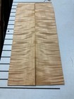 Curley European Birch Raw Wood Veneer 2 Sheets 30  X 7   917x