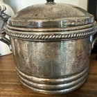 Vintage Keystone Silver-plated  Ice Bucket- Vacuum Insulated Mud Century