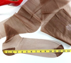 Sz 13x40 Vtg Flat Knit Nylon Garter Stockings 1 Pr X Long X Large Sexy Hosiery