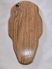 Rustic Handmade Aged Oak European Mount Plaque For Deer Antlers