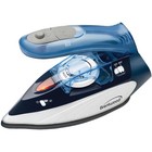 Brentwood Mpi-45 1100-watt Dual Voltage Non-stick Travel Iron With Steam  Blue