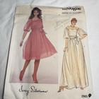 Vintage 1980 s Sewing Patterns Vogue Dress With Sash Pattern  Butterick Dresses