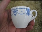 D rgw Blue Adam Demi Cup And Saucer  Mint 