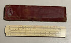 Vintage Slide Ruler No  1444-d The Frederick Post Co  With Case Made Usa