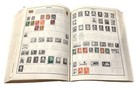 Vintage Stamp Collection Statesman Deluxe Album Postage 300  Stamps Nice