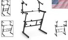 Professional Adjustable Keyboard Stand With Dual Setup - Ideal For Performances