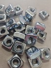 5 16 -18 Grade 2 Steel Square Nuts Zinc Clear Coarse Thread  25 Pcs 
