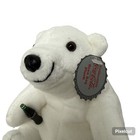 Nwt Coca Cola Polar Bear Plush White Stuffed Animal Coke Bottle Collectible