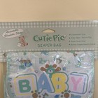 Vintage New Cutie Pie Diaper Bag Unisex With Adjustable Shoulder Strap 8x12