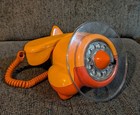 Vintage 1970s Alexander Graham Rotary Dial Airplane Telephone
