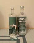 Rare Absolut Boston Red Sox Green Monster Bottles 2009 With Neck Tag  empty  