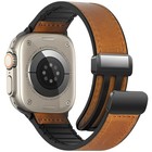Genuine Leather Band For Apple Watch Ultra 3 2 Series 10 9 8 7 Se 40-49mm