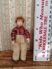 Vintage Artist Made Dollhouse Miniature Boy Doll 1 12 Scale