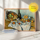 Still Life With Basket Of Apples And Biscuits  Paul C  zanne Giclee Canvas Print