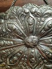 6 5  Vintage 900 Silver Oval Turkish Wedding Wall Hanging Mirror  Accent Mirror