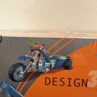Erector Design 3  6700 Motorcycle Assembly Instructions Models 287 Parts Sealed