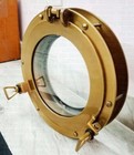 Antique Brass 12  Window Porthole Canal Boat Ship Window Porthole Home D  cor New