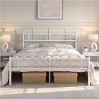 Minimalist Metal Bedframe With Arrow Design Headboard footboard Twin full queen