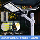 3000w Commercial Solar Street Light Dusk To Dawn Road Ip65 Lamp solar Panel pole