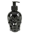 Gothic Black Skull Head Liquid Soap Dispenser Plastic Reusable Scented Halloween