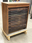 Letterpress Type Case With 15 Drawers
