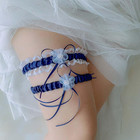 Wedding Garter For Bride Lace Bridal Elastic Garter Belt Something Blue Wedding