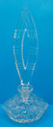 Czechoslovakia Art Deco Glass Perfume Bottle With Dauber Vintage