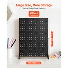 Pegboard Display Stand With 15 Hooks Pegboard Panels Display Black  1 Pcs 
