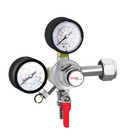 Economy Co2 Beer Regulator 1 Outlet Dual Gauge Draft Keg Cga-320