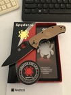Spyderco Tenacious Lightweight Tan Blue Ridge Knives Exclusive Limited Edition