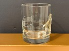 Rare Buffalo Trace Distillery Bourbon Whiskey Embossed Buffalo Rocks Glass