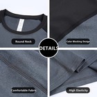 3 Packs Athletic Long Sleeve Compression Shirts Dry Fit Sports Gym Shirts