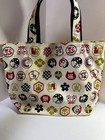 Handmade Mini Tote Bag With Cat Design And Japanese Pattern