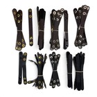 Boston Leather 3 4  Duty Belt Keepers Police Security Leather Various Styles