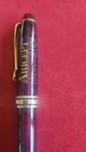 Vtg Pharmaceutical Drug Rep Pen Aricept  2  Burgundy   Gold Metal Pen Works 