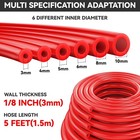 Vacuum Line Kit 6pcs 5ft Vacuum Hose Automotive 113pcs Vacuum Line Connectors
