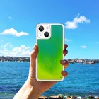  Fluorescent Case Compatible With Iphone 14 Plus Teal   Luminous Green
