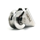 U-type Groove Wire Rope Pulley Stainless Steel Heavy Duty Cable Mute Pulley