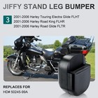 Jiffy Stand Leg rubber Kickstand Bumper Pad For Harley Touring 2001-2006