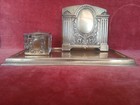 Conjunto D r g m  Germany Tinteiro E Porta-cartas Lat  o 1924