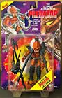 Two  2  Predator Action Figures On Cards  Clan Leader   Lava Planet 1994 Kenner
